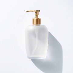 Obraz premium Frosted glass soap dispenser.