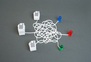 Distributing paperwork among people, sharing administrative responsibilities and delegating tasks within the organization