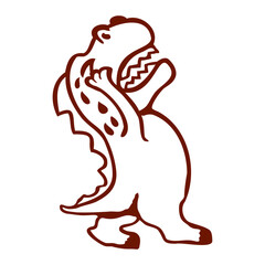 T-Rex Tyrannosaurus Crying Sad Dramatic Tear Drops Unhappy