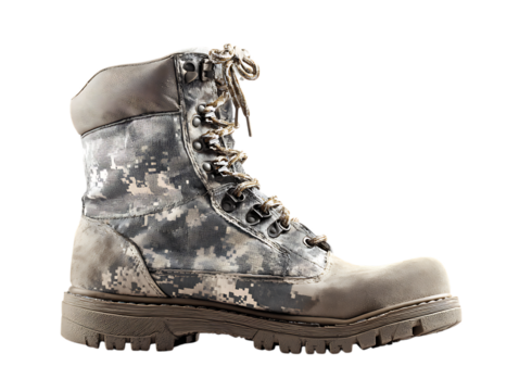 army boot heavy duty leather design - Powered by Adobe