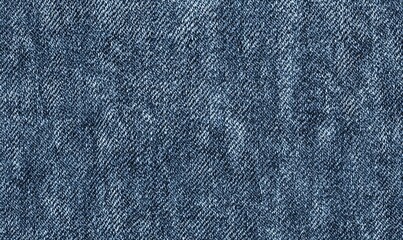 Close-up view of a denim fabric texture, showcasing a diagonal weave pattern and variations