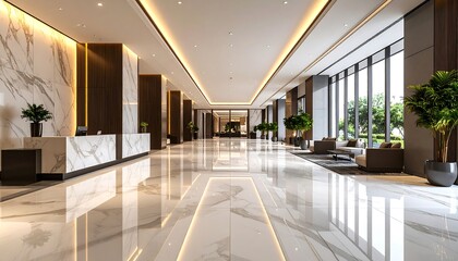 Luxury Hotel Lobby Interior Design.