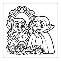 Bold and easy halloween coloring pages, vectors, illustration, line art, black & white deasgns, halloween coloring book, halloween coloring pages, halloween elements