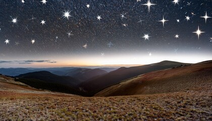 photograph stars overlay