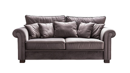 Fototapeta premium gray sofa isolated