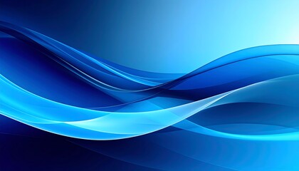 Abstract Blue Waves Background. (6)