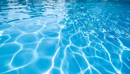 Obraz premium Blue Pool Water Texture.