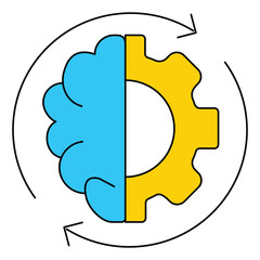 Business Intelligence Automated Insights Artificial Intelligence Icon