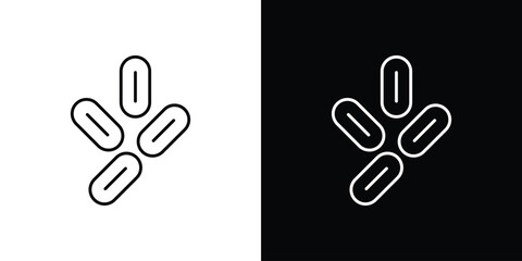 Yeast icon. Simple element illustration.