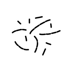 probiotic lactobacillus bacteria icon