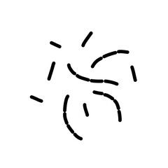 probiotic lactobacillus bacteria icon