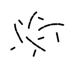 probiotic lactobacillus bacteria icon