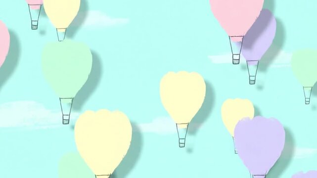 vector illustration of a colorful balloons