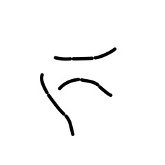 probiotic lactobacillus bacteria icon