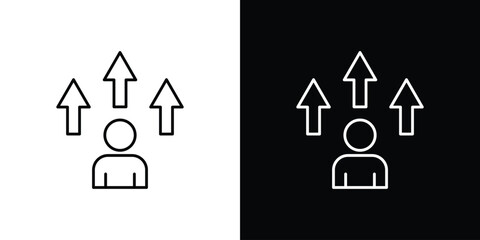 Personal development icon. Simple element illustration.