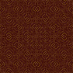 Thai Abstract Floral Pattern in Gold – Decorative Background for Wallpaper, Paperwork, and Cards, seamless damask pattern