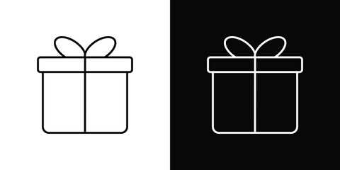 Gift boxes icon. Simple element illustration.