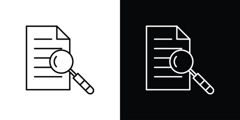 Case studies icon. Simple element illustration.