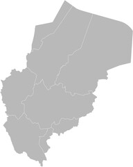 Uppsala, Sweden – administrative vector map with municipality boundaries (UTM projection, PPT-compatible & fully editable)