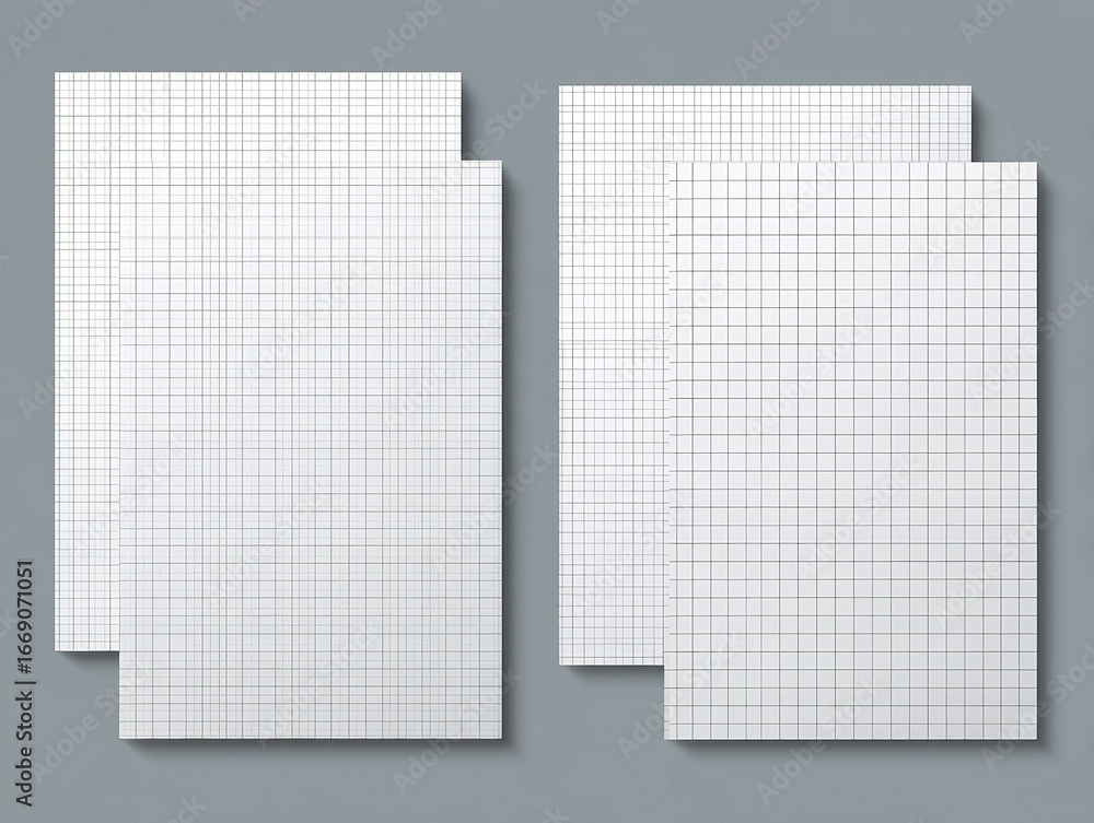Aufkleber collection of metallic square panels with grid patterns displayed against a neutral background - ai-