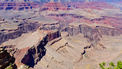 Outdoor view of the Grand Canyon from the south rim