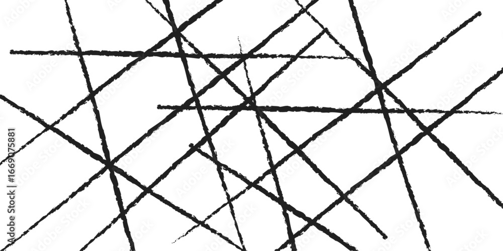 Poster abstract vector with randomly arranged diagonal lines grunge a modern geometric background.