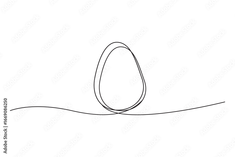 Poster continuous line drawing. single stroke art. abstract linear illustration. vector minimalist concept.