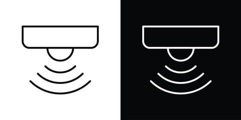 Sensor icon. Simple Minimal Pictogram. Vector