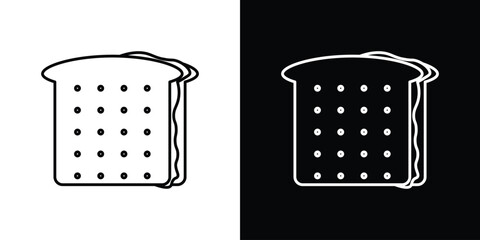 Sandwich icon. Simple Minimal Pictogram. Vector