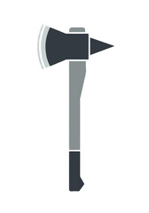 Sharp Axe Icon Construction Tool for Woodworking and Demolition