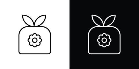 Furoshiki icon. Simple Minimal Pictogram. Vector