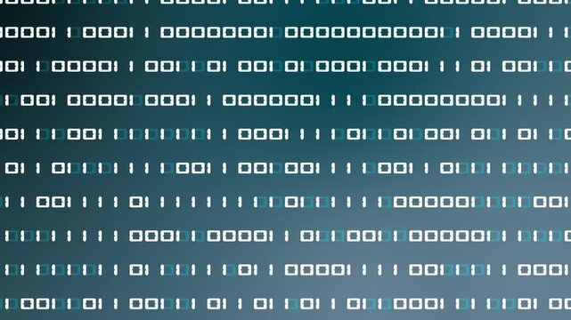 Matrix Style Binary Numbers Falling Animation. Binary code animation with numbers streaming across the screen, representing digital data, programming, coding, and futuristic technology. Perfect for us