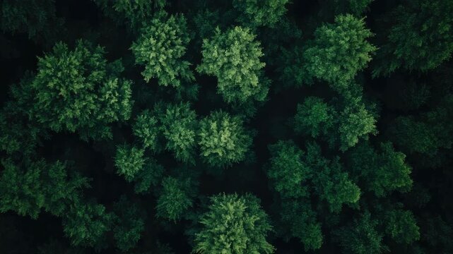 A serene nighttime walk through a dense forest, with the soft glow of starlight filtering through the canopy.
