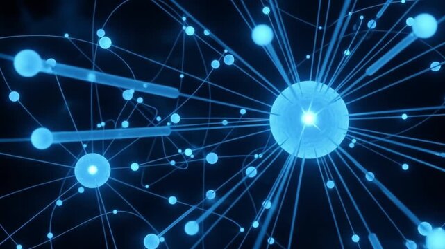 macro microscope video of a microscopic conidia the organisms detailed structure. The conidia is composed of a rigid cell wall that appears light blue in color