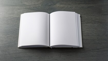 Fototapeta premium open square book mockup 1