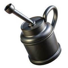 Metal watering can garden tool