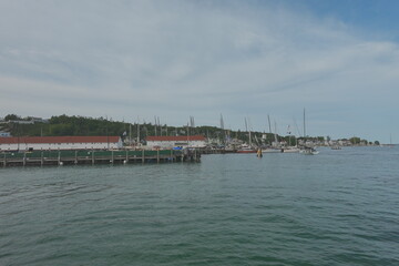 Mackinac Island bay port ferry 
