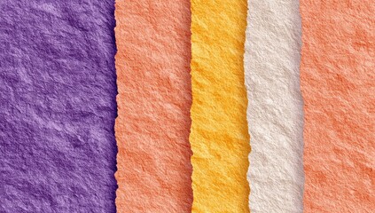 Colorful torn paper texture background design
