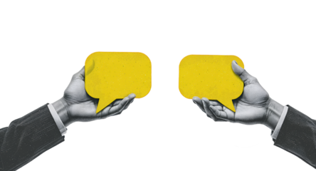 Communication and Dialogue Concept with Speech Bubbles