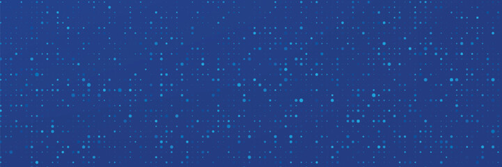 Blue Tech Finance Fintech Background Abstract Pixel Pattern. Abstract Business Tech Science Vector Backdrop.