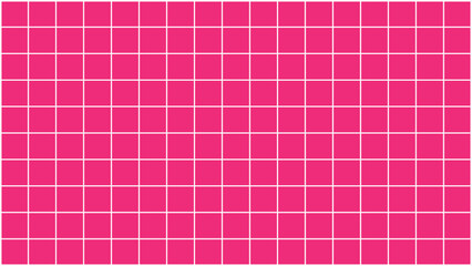Vibrant pink geometric pattern with a symmetrical grid design creating a visually striking and modern abstract background