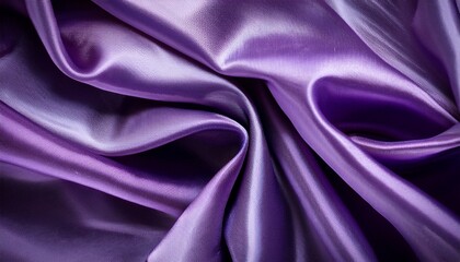 Obraz premium crumpled violet silk fabric as background closeup