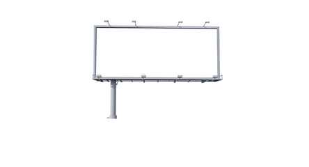 Obraz premium A large billboard above a road, ideal for advertising and showcasing marketing material.
