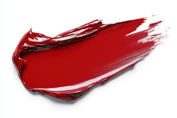 Intricate Lipstick Stain, Deep Crimson, Abstract Texture