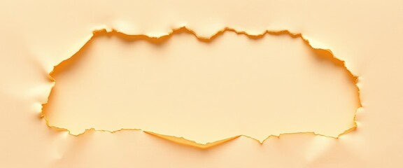 Fototapeta premium Vector illustration of realistically rendered torn paper edges, showcasing frayed fibers and uneven texture, card, torn paper