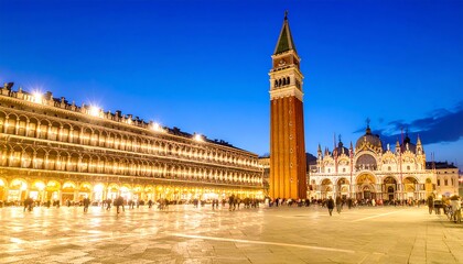 Fototapeta premium Venetian Square at Night