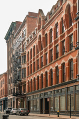 Providence of Rhode Island. Architecture and lifestyle of old colonialism in New England.