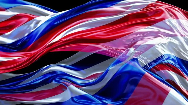 nationalistic undulating pattern design