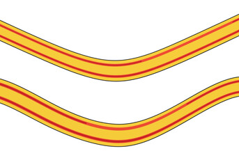 Abstract Wavy Lines Graphic Design Element.