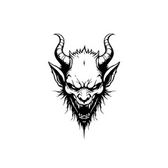 A fierce representation of malevolence an artistic rendition showcases sinister elements and